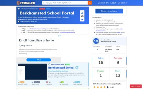 Berkhamsted School Portal