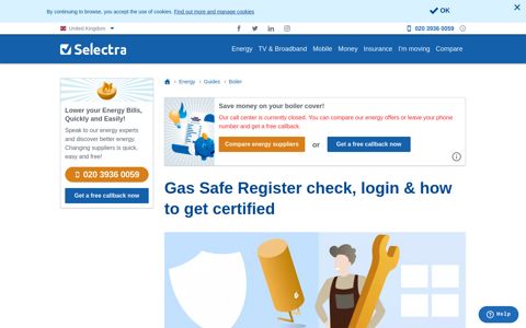 Gas Safe Register check, login & how to get certified - Selectra