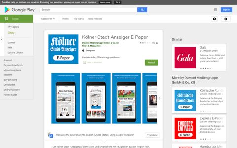 Kölner Stadt-Anzeiger E-Paper - Apps on Google Play
