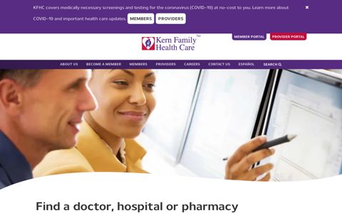 Find a doctor, hospital or pharmacy | Kern Family Health Care