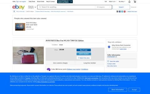 AVM FRITZ!Box Fon WLAN 7390 UK Edition | eBay