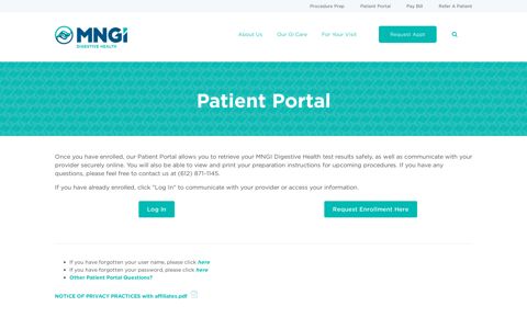 Patient Portal | MNGI