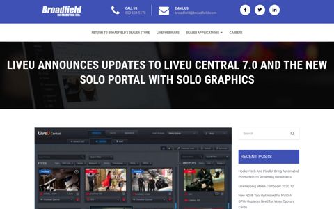 LiveU Announces Updates to LiveU Central 7.0 and the New ...