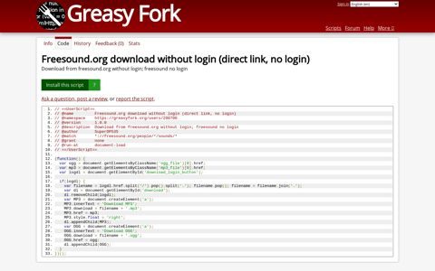 Freesound.org download without login (direct link, no login ...