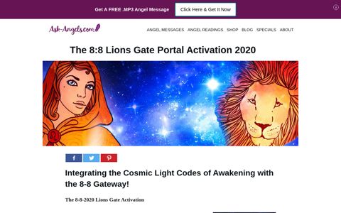 What is the Lions Gate Portal 8/8/2020 Activation?