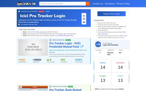 Icici Pru Tracker Login - Logins-DB
