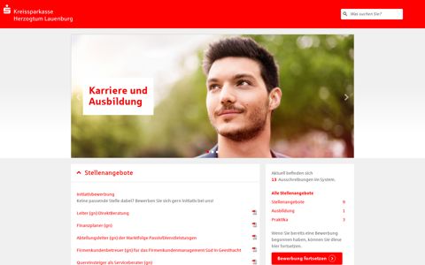 Kreissparkasse Herzogtum Lauenburg Onlinebewerbung