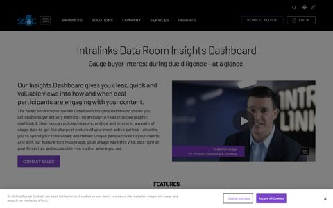 Intralinks Data Room Insights Dashboard | Intralinks
