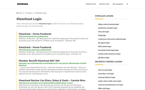 Kleenheat Login ❤️ One Click Access - iLoveLogin