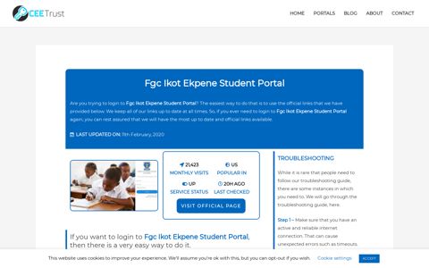 Fgc Ikot Ekpene Student Portal - Find Official Portal - CEE Trust