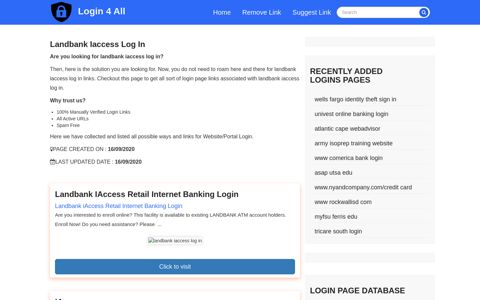 landbank iaccess log in - Official Login Page [100% Verified]