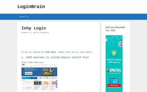 iehp login - LoginBrain