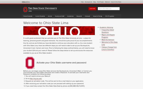 Welcome to Ohio State Lima | The Ohio State University at Lima