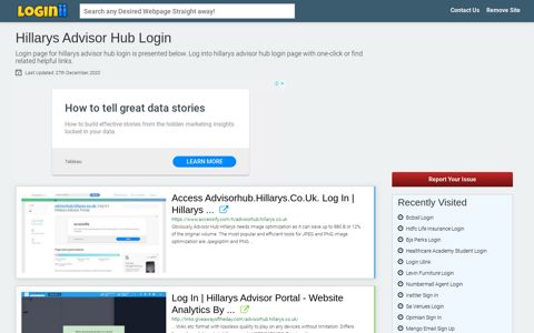 Hillarys Advisor Hub Login - Loginii.com