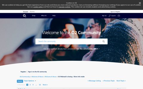 O2 Webmail is closing - More info inside - O2 Community