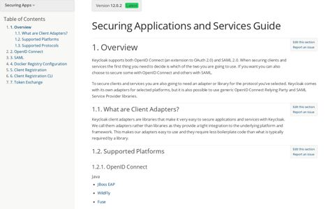 Securing Applications and Services Guide - Keycloak