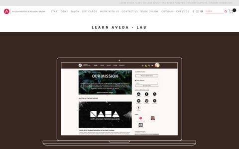 Learn Aveda LAB information/login — Aveda Institutes Canada