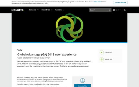 GlobalAdvantage (GA) 2018 user experience - Deloitte