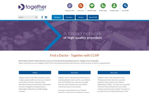Find a Doctor - Together - Childrens Community Health Plan