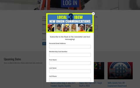 Log in | Local Union No. 3 IBEW