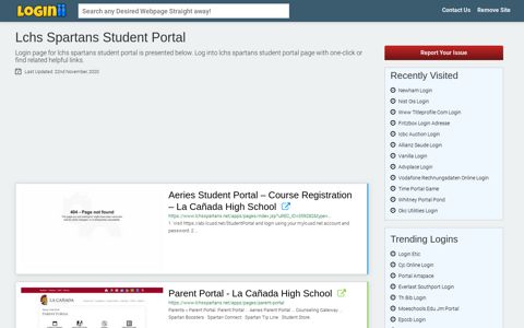 Lchs Spartans Student Portal - Loginii.com