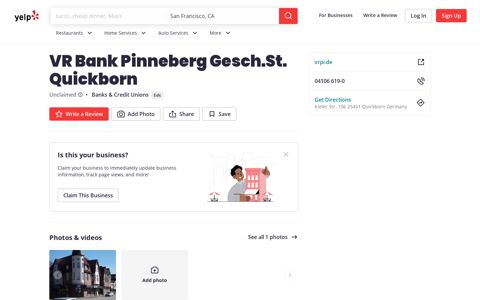 VR Bank Pinneberg Gesch.St. Quickborn - Banks & Credit ...