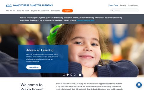 Home | Wake Forest NC | Wake Forest Charter Academy