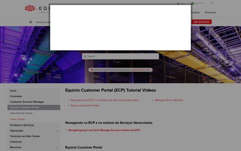 Equinix Customer Portal Videos | Brazil Customer Resource ...