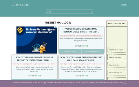 freenet mail login - General Information about Login