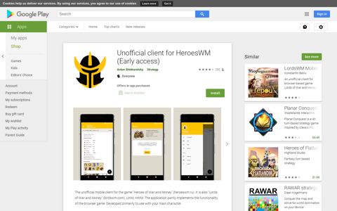 Unofficial client for HeroesWM (Early access) - Apps on ...