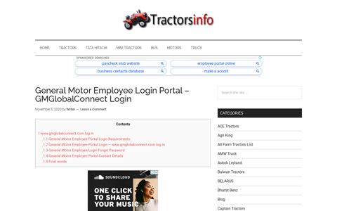 GMGlobalConnect Login 🤑 General Motor Employee Login ...