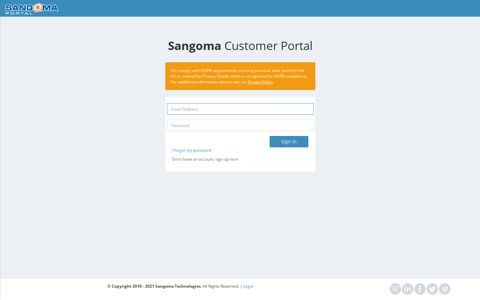 Sangoma Portal