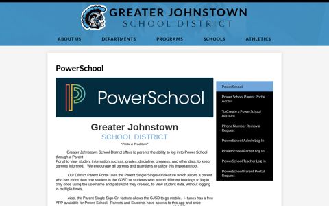 PowerSchool - Greater Johnstown School District