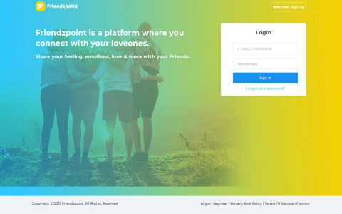Login | Friendzpoint | We Are Connecting You With The Digital ...