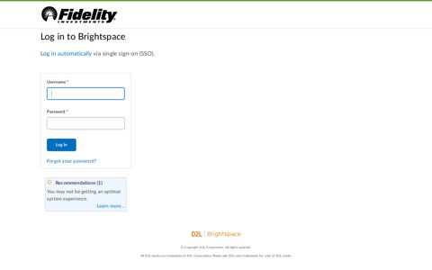 Fidelity Investments: Login