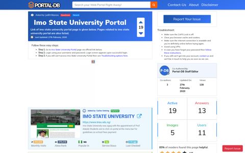 Imo State University Portal