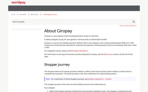 Giropay - Worldpay Support
