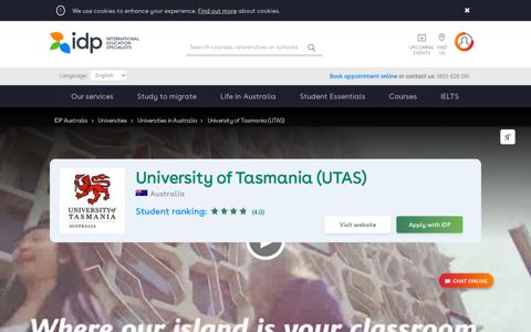 University of Tasmania (UTAS), Australia - Ranking, Courses ...