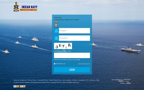 User account | Indian Navy