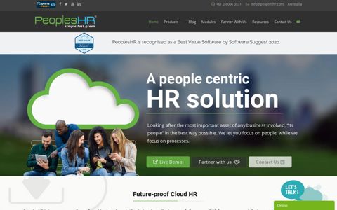 PeoplesHR: Cloud HRM Software | Cloud based HRIS ...