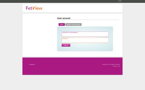 FetView: User account