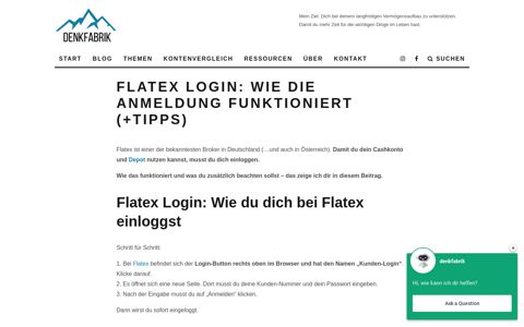 Flatex Login: Wie die Anmeldung funktioniert (+Tipps)