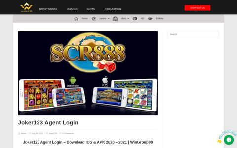 Joker123 Agent Login - Download IOS & APK 2020 - 2021 ...
