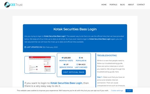 Kotak Securities Bass Login - Find Official Portal - CEE Trust