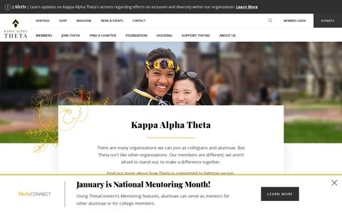 Kappa Alpha Theta: Homepage