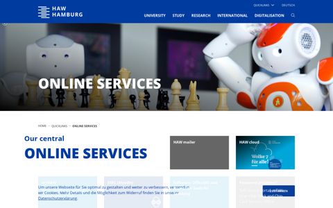 Online services - HAW Hamburg