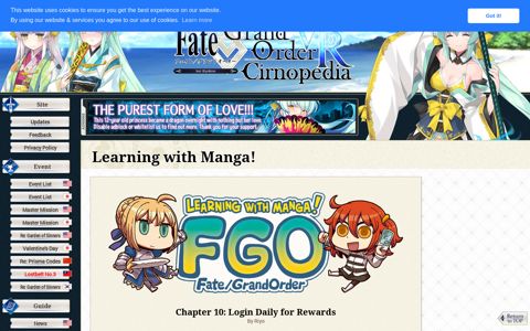 Learning with Manga! FGO ~ FGO Cirnopedia