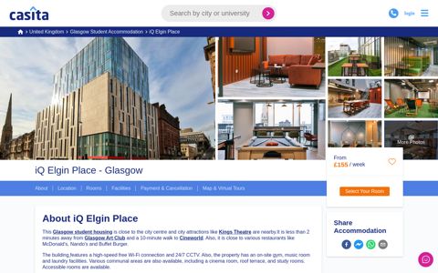 iQ Elgin Place, Glasgow | Student Accommodation