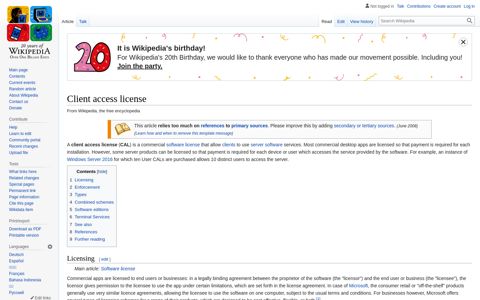 Client access license - Wikipedia