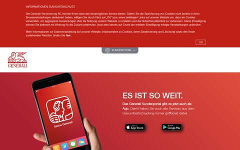 "Meine Generali" App | Generali Gruppe Österreich